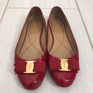 Salvatore Ferragamo red flats